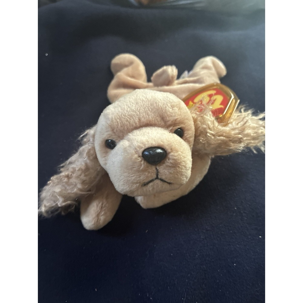 Ty Beanie Baby Spunky The Cocker Spaniel From 1997 Retired With Tags